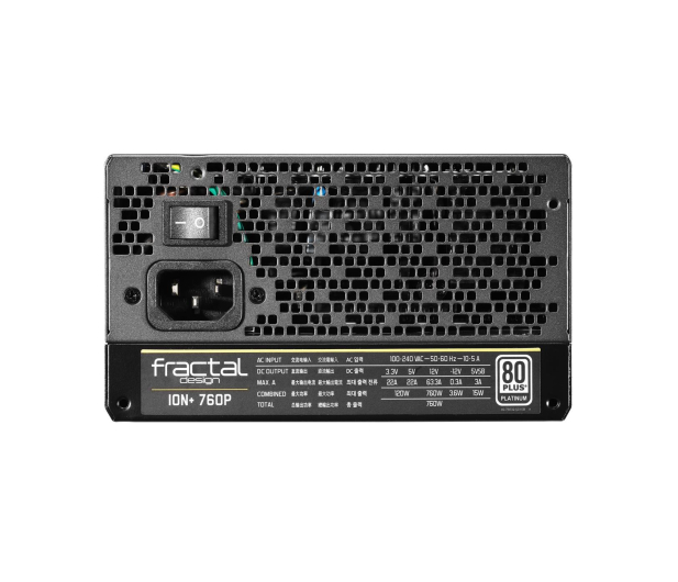 FRACTAL DESIGN Ion+ 760w 80PLUS Platinum czarny FD-PSU-IONP-760P-BK-EU - 524635 - zdjęcie 6
